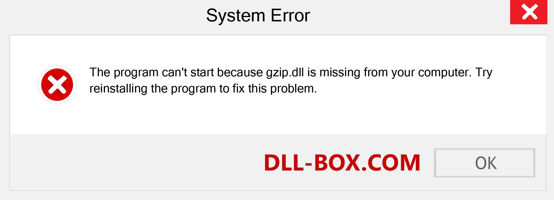  gzip.dll file is missing?. Download for Windows 7, 8, 10 - Fix  gzip dll Missing Error on Windows, photos, images