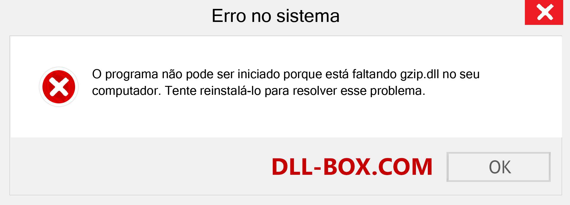 Arquivo gzip.dll ausente ?. Download para Windows 7, 8, 10 - Correção de erro ausente gzip dll no Windows, fotos, imagens